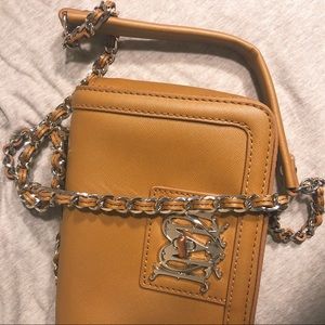 LOVE MOSCHINO chain crossbody bag🍂caramel